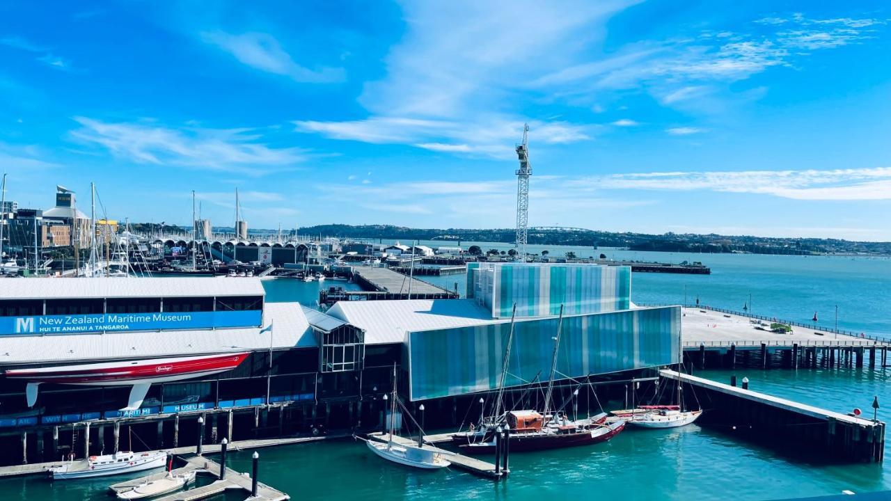 New Waterfront Penthouse On Princes Wharf With Harbor View! The Heart Of Auckland City! Free Parking! Exterior foto